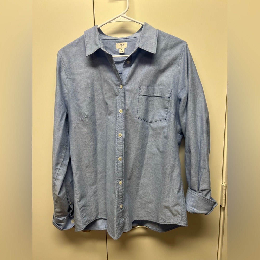 J Crew 100% cotton button down - Women’s Large